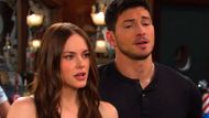 Kate has questions for Alex and Stephanie on Days of our Lives | Image: Peacock